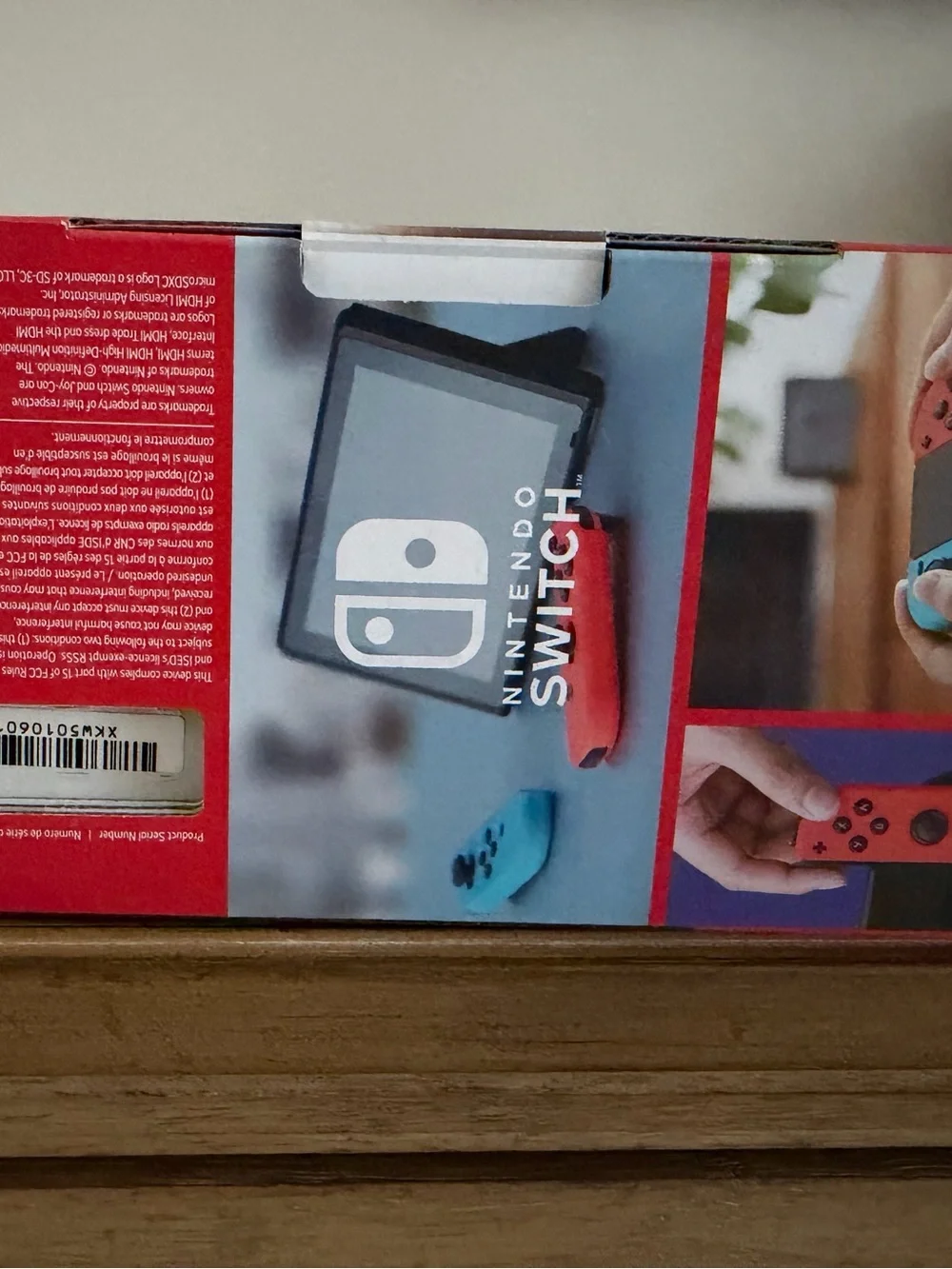Nintendo Switch Console with Blue & Red Joy‑Con